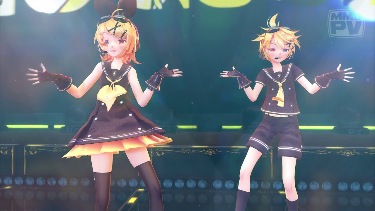 MMD】劣等上等 Sour式鏡音リン・レンのマジカルミライ【ライブ風