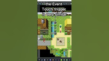 Helping to understand event triggers MUCH EASIER ✌ #rpgmaker #videogames #gamedev