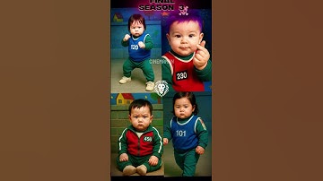 Squid Game Babies vs Adults – Gi-hun, 120, Thanos & 101! #squidgame3 #shorts