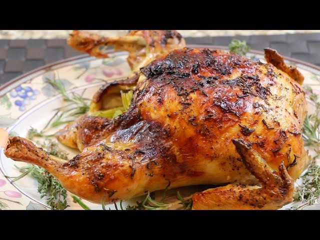 Roasted Chicken Recipe - Easy Oven Roasted Chicken