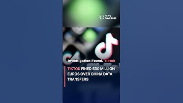 Breaking News: TikTok fined 530 million euros over China data transfers #technology #technews