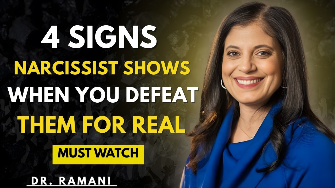 4 Signs Narcissist Shows When You Defeat Them For Real |   DR. RAMANI Durvasula