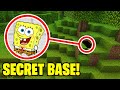 WE FOUND CURSED SPONGEBOBS SECRET BASE! (Minecraft) #minecraft #spongebob #secret #base