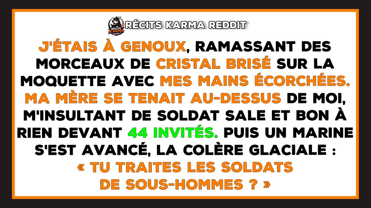 Ma mère a posé sa fourchette, essuyé le coin de sa bouche avec une serviette en lin, et a laissé tomber les mots comme un verdict : « Tu es une honte absolue pour cette famille. » Pas en privé....