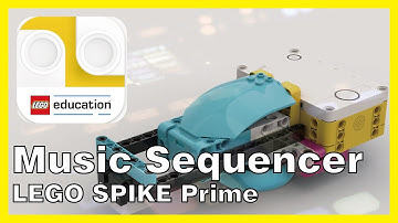 《Music Sequencer Program & Building 音樂轉盤程式、組裝》 - LEGO SPIKE PRIME | Xiao Pang