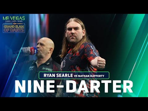 NINE DARTER! Ryan Searle v Nathan Rafferty - 2023 Mr Vegas Grand Slam of Darts