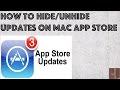 How to Hide/Unhide Updates from Mac App Store