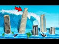 SOBREVIVE al TSUNAMI en GTA 5! 🌊😱 (Gta 5 Mods)