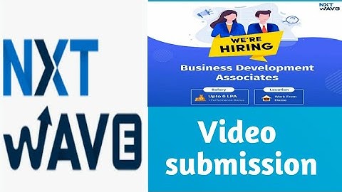 NXT WAVE video submission for BDA role #nxtwave #video#telugu #assignment