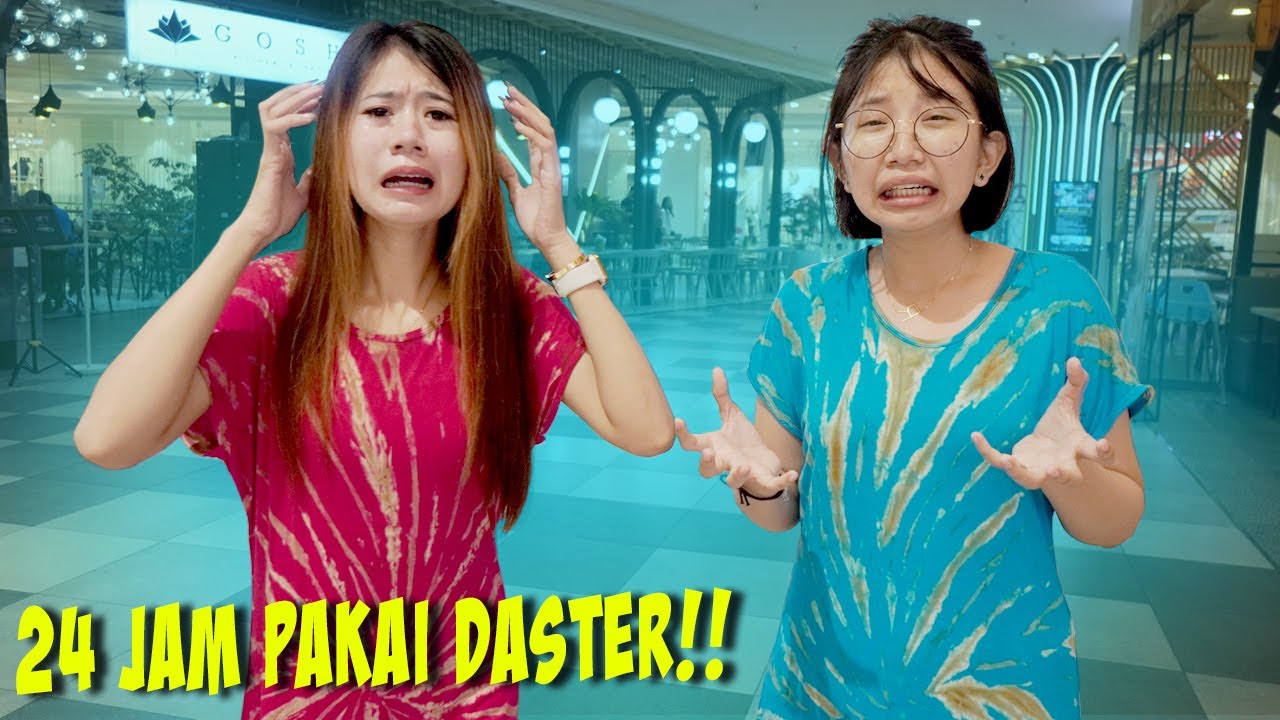 24 JAM PAKAI DASTER!! KELILING MALL MALU BANGET DILIHAT BANYAK ORANG!!