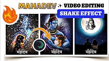 Mahadev Status Video Editing In Alight Motion | Monday Special Mahadev Status Editing