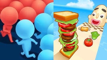 Count Master vs Sandwich Runner - All Level Gameplay Android,iOS - NEW MOD APK UPDATE GAMEPLAY