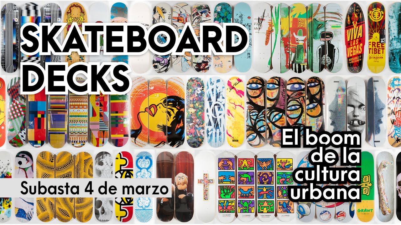 SKATEBOARD DECKS El boom de la cultura urbana