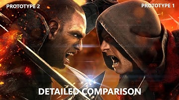 Prototype 1 vs Prototype 2 Gameplay Comparison in 2020