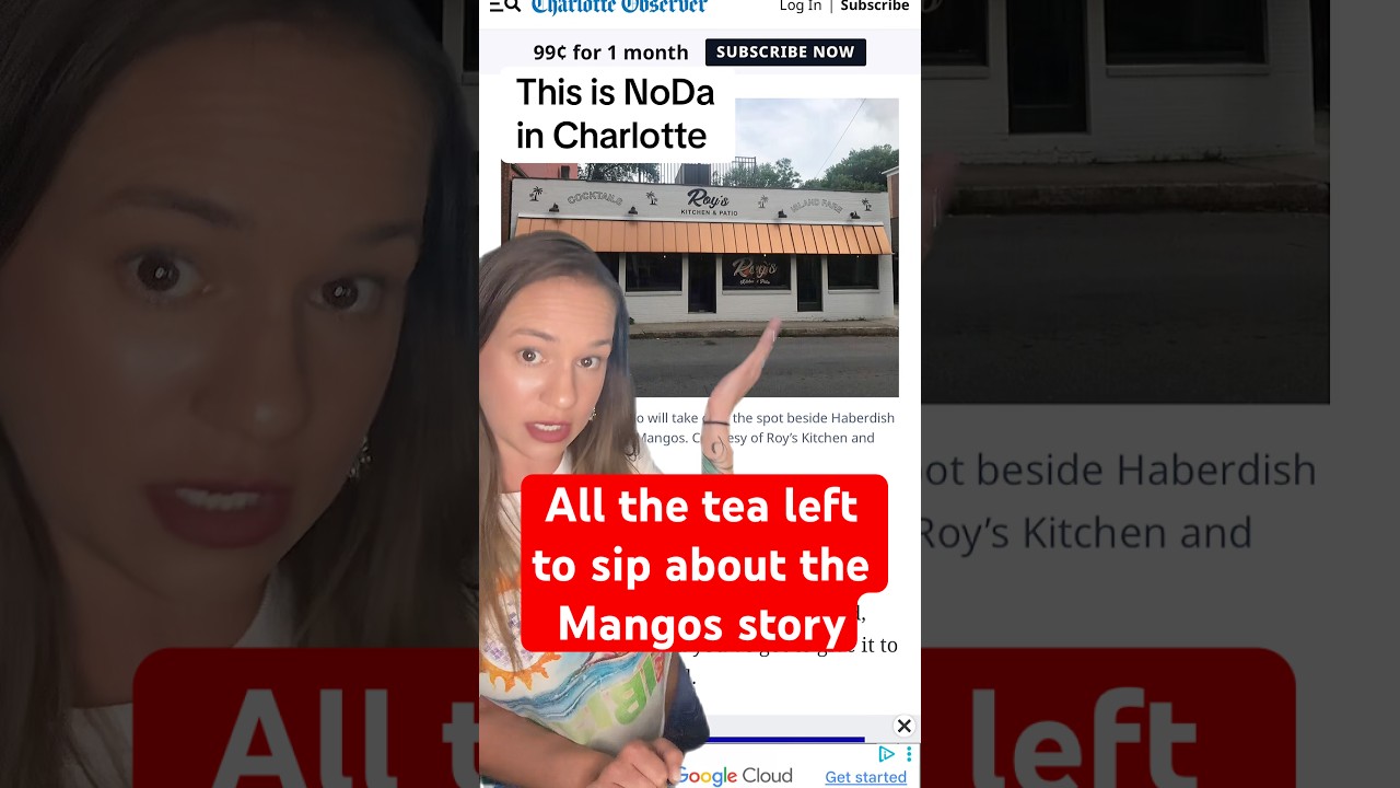 All the tea I have left to be sipped from Mangos in NoDa story