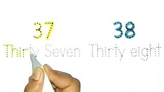 Learn Number | Read and Write 37 and 37 With NB Arts