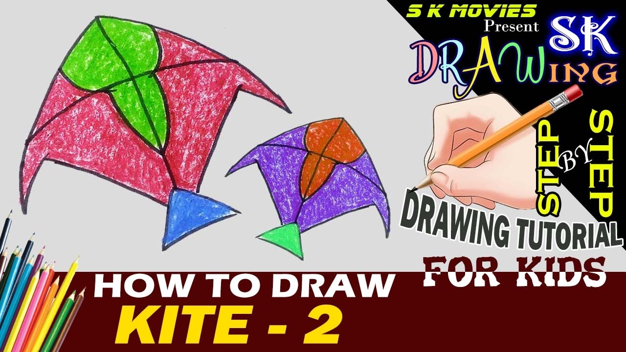 Kite design | Art drawings for kids, Kite designs, Elementary drawing