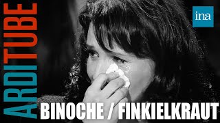 Les larmes de Juliette Binoche face à Alain Finkielkraut | INA Arditube