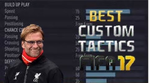 FIFA 17 | BEST CUSTOM TACTICS AND PLAYER INSTRUCTIONS