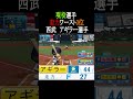 現役選手走力ワースト4【パワプロ2024】#shorts