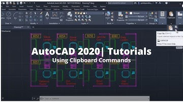 Clipboard Commands in AutoCAD 2020 | Tutorial