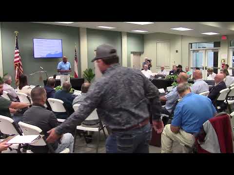 Thanks for coming. --Richard Hardy, Valdosta City Manager, to FL Rivers Task Force 2025-08-14
