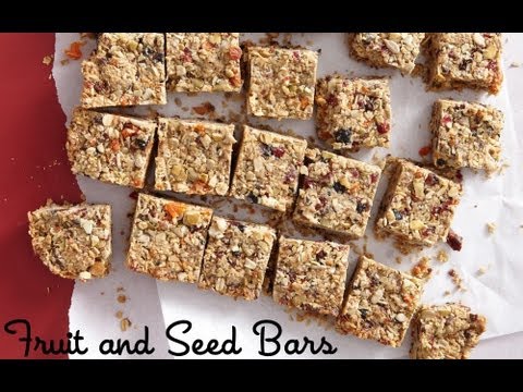 Fruit and Seed Bars: Healthy Snack Recipes - Weelicious