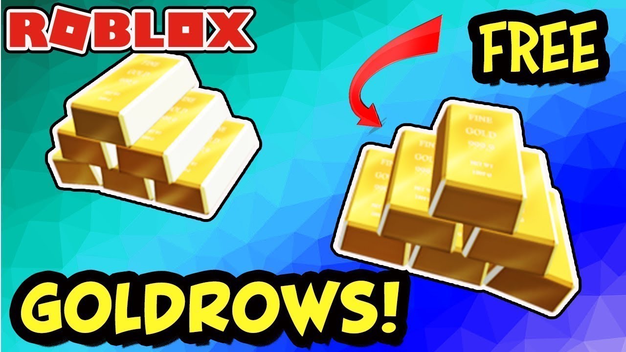 [FREE ITEM] How To Get the Goldrow (Roblox) - Gold Bar Headrow on