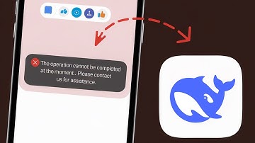 How To Fix DeepSeek Al "The Operation Cannot be Completed at The Moment" Error |DeepSeek Al R1/V3