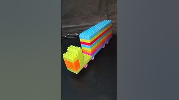 Satisfying DIy Lego Big Lorie/ASMR building block/Emran Toys #buildingblocks ##shortvideo #shorts