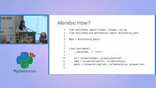Yifat Makias Joshua- DB migration can be less scary - using alembic tool