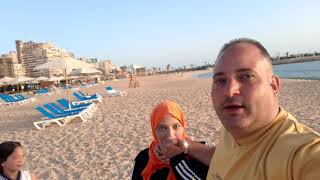 شاطئ الفورسيزون بالاسكندرية أجمل يوم