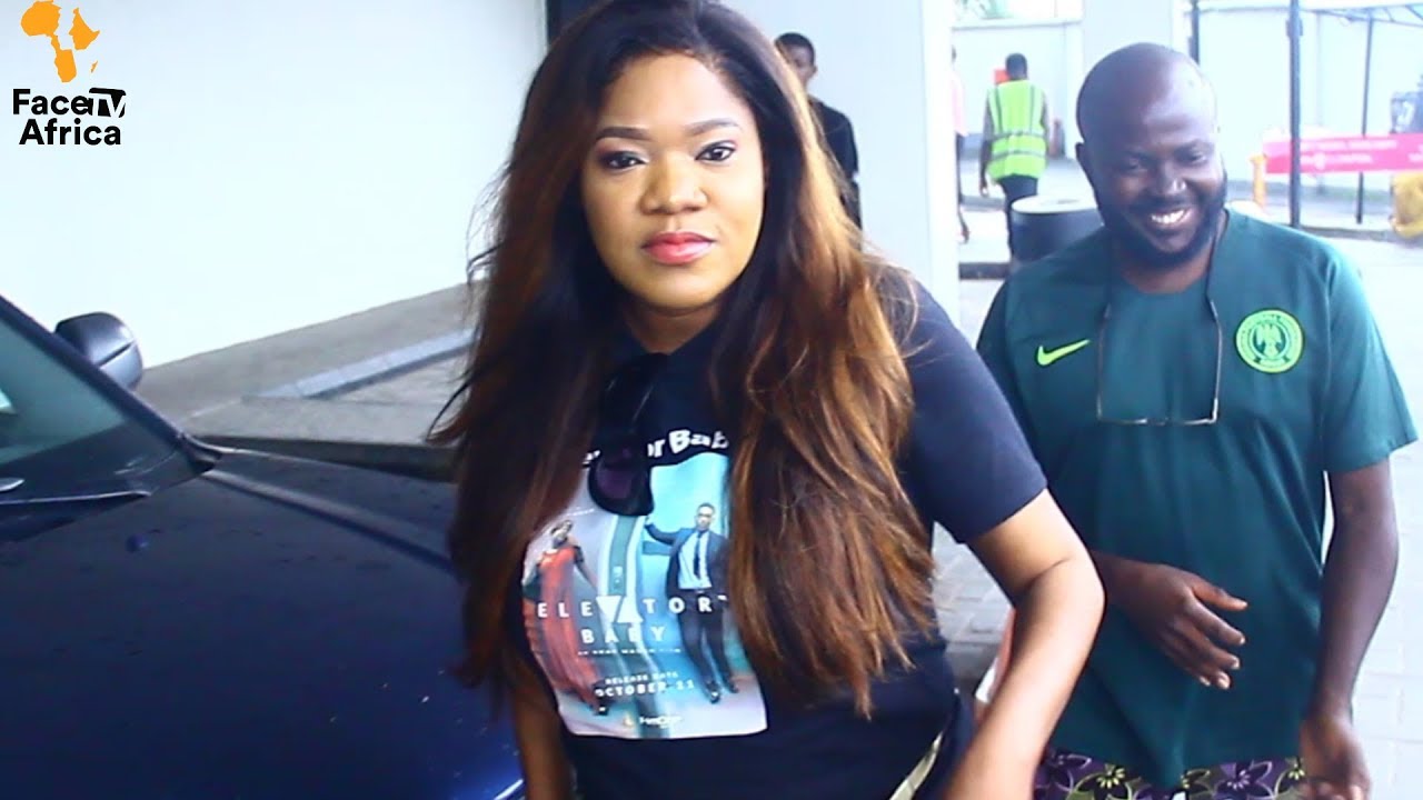 TOYIN ABRAHAM PREMIERE THE MOVIE ELEVATOR BABY AT GENESIS CINEMA k112 wengue