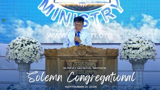 Solemn Congregational | JMCIM Central | Sunday General Service (September 21, 2025)