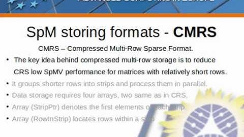 Efficient Sparse Matrix Vector Multiplication on GPGPU
