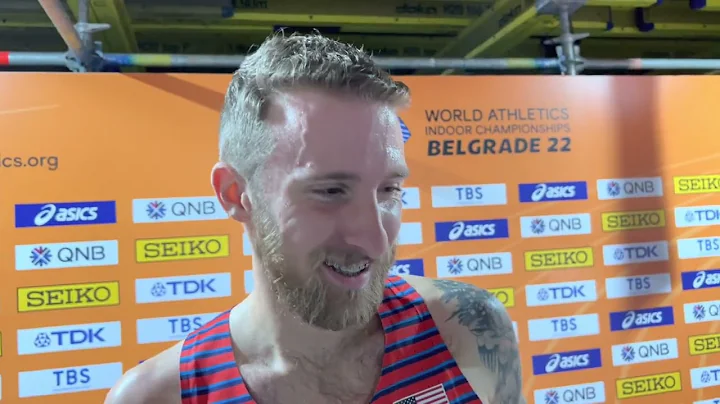 Dillon Maggard after finishing 9th in 3000 at 2022...