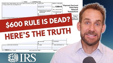 Did The IRS Just Cancel The $600 Tax Rule for the 1099-K?