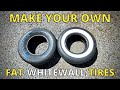 Making Wide Whitewall Tires From White Letter Tires For My Rat Rod Truck