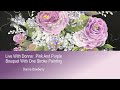FolkArt One Stroke: Live With Donna - Pink and Purple Bouquet | Donna Dewberry 2021