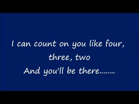 Count On Me - Lyrics