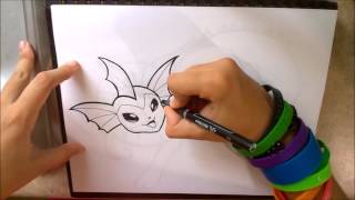 How to draw Vaporeon (general audiences)