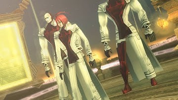 .hack//G.U. Last Recode Vol 3: Redemption - Hetero, Leucistic, Axanthis & AIDA (Grunwald) Fight