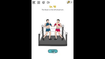 The Boxer on the left should win Level 42 Brain Test Game #gameplay #game #gaming  #braingames