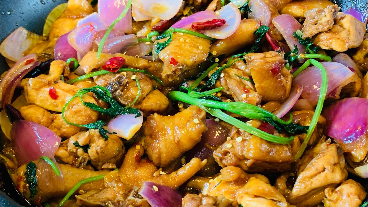 Hot Pot Spicy Chicken // Chinese Favourite Dish YouTube