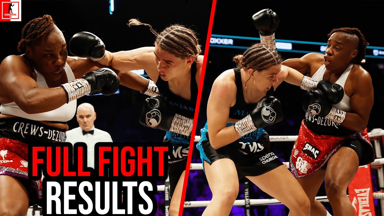 Franchón Crews-Dezurn Vs Savannah Marshall Full Fight Results