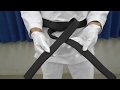 帯の締め方 結び方 空手 | 一番わかりやすい | How to tie a belt karate