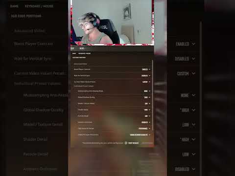 My current video settings in CS2! #twistzz #cs2