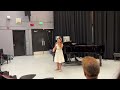 Lillian’s first violin competition 2023-03-12