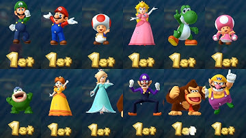 Mario Party 10 All Characters 1st Animation #MarioGame