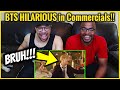 Hilarious REACTION to BTS in Commercials Compilation!!